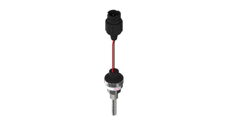 Danfoss MBT 5560 temperature transmitter, Pt 1000, 4-20 mA (-40 to +150 C), 50 mm insertion, M 14 x 1.5 process connection, bayonet (code 084Z4151)