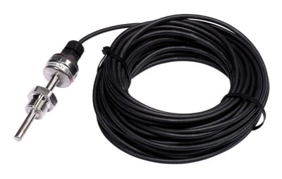 Danfoss MBT 3560 temperature transmitter, Pt 1000, 4-20 mA (-50 to +200 C), 50 mm insertion, NPT 1/2-14 process connection, cable