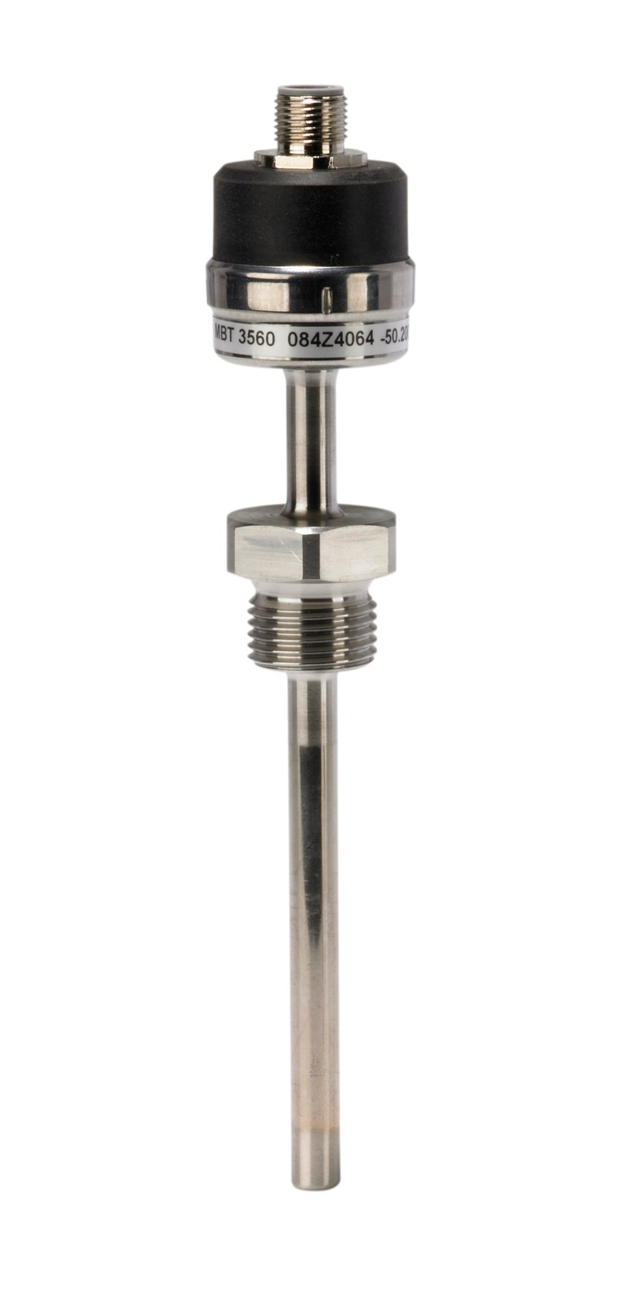 Danfoss MBT 3560 temperature transmitter, Pt 1000, 100 mm insertion, NPT 1/2-14 (code 084Z4206)