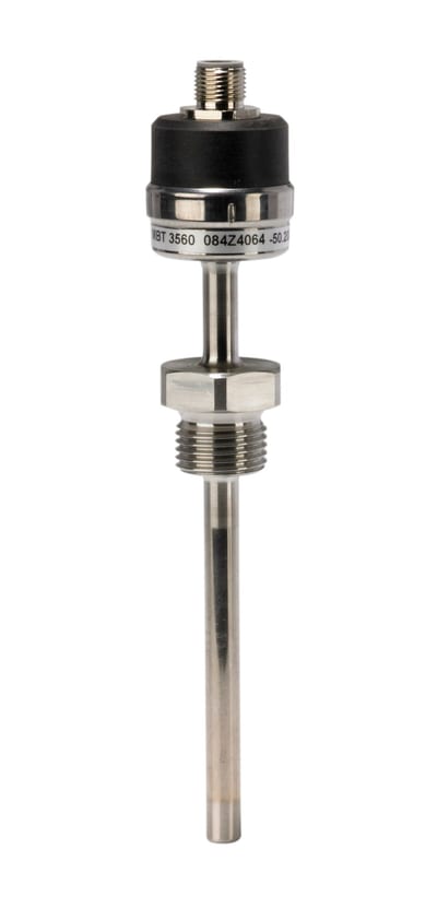 Danfoss MBT 3560 temperature transmitter, Pt 1000, 100 mm insertion, NPT 1/2-14