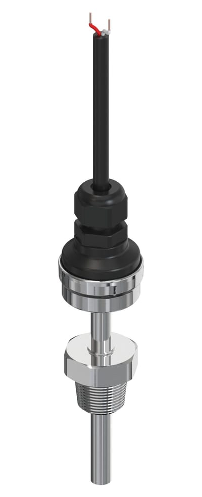 Danfoss MBT 3560 temperature sensor, Pt 1000, 50 mm insertion, NPT 1/2-14