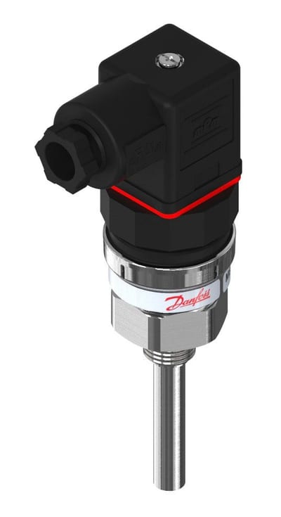 Danfoss MBT 3560 temperature sensor, Pt 1000, 50 mm insertion, NPTF 1/4-18