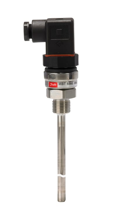 Danfoss MBT 5560 temperature transmitter, Pt 1000, 50 mm insertion, G 1/2