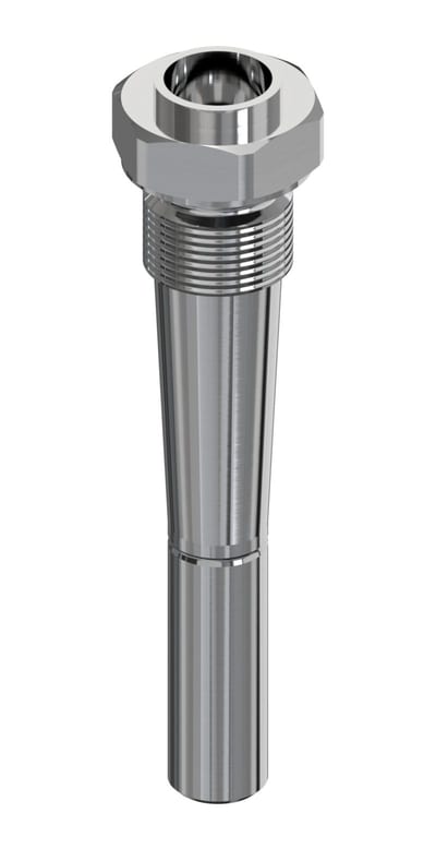 Danfoss MBT 120 sensor pocket (thermowell), 100 mm insertion, G 1/2 (code 084Z4419)