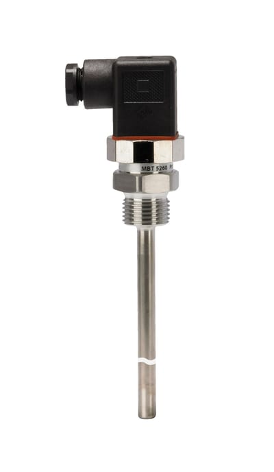 Danfoss MBT 5250 temperature sensor, Pt 100 100 ohm, 300 mm insertion, G 1/2 process connection