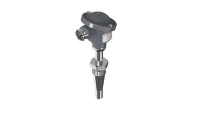 Danfoss MBT 5113 high-temperature sensor, thermocouple NiCr-Ni Type K, 300 mm insertion, G 3/4 process connection