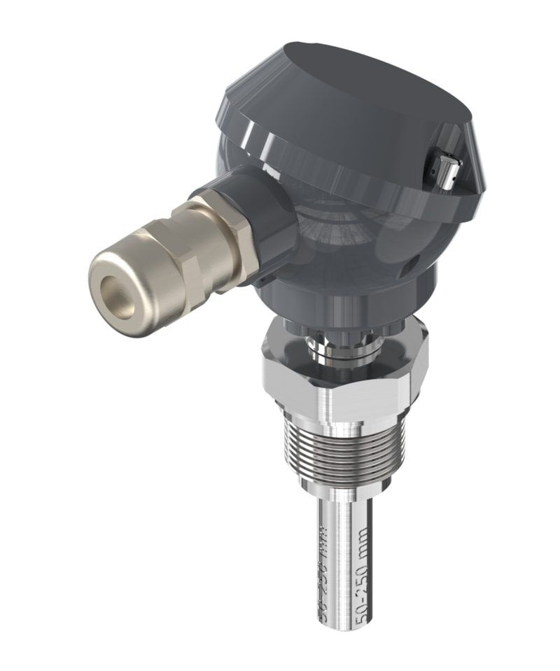 Danfoss MBT 5252 temperature sensor with exchangeable insert, Pt 100 100 ohm, 50 mm insertion, G 1/2 process connection (code 084Z7097)