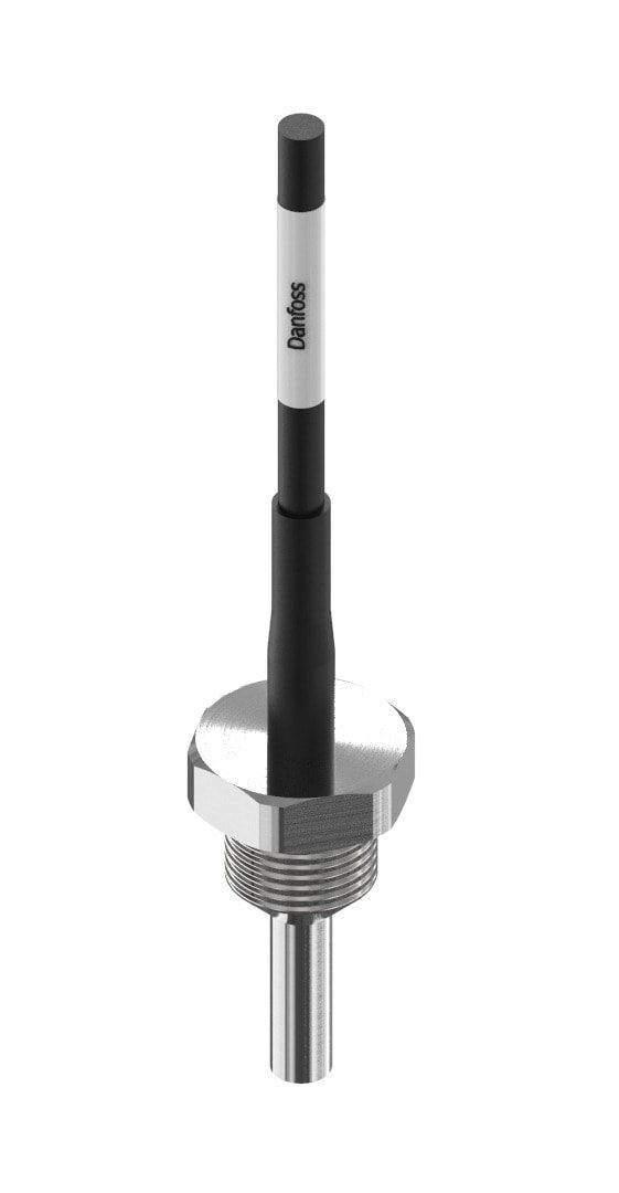 Danfoss MBT 3270 temperature sensor, Pt 1000 1000 ohm, 35 mm insertion, M16X1.5 process connection (code 084Z7119)