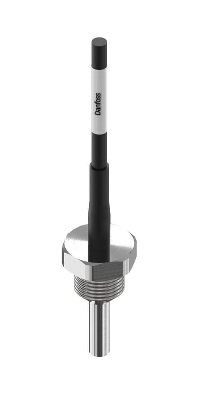 Danfoss MBT 3270 temperature sensor, Pt 1000 1000 ohm, 35 mm insertion, M16X1.5 process connection