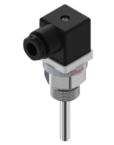 Danfoss MBT 3270 temperature sensor, PTC 130 ohm, 53 mm insertion, G 1/2 process connection