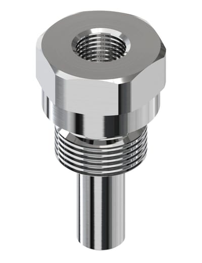 Danfoss MBT 120 sensor pocket (thermowell), 50 mm insertion, G 1/2 connection, AISI 316 Ti (code 084Z7258)