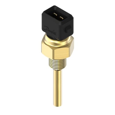 Danfoss MBT 3270 temperature sensor, NTC 3000 ohm, 37 mm insertion, M10X1 process connection