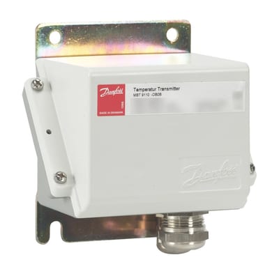 Danfoss MBT 9110 temperature transmitter, Pt 100 input, 4-20 mA output, 0 to +250 C range