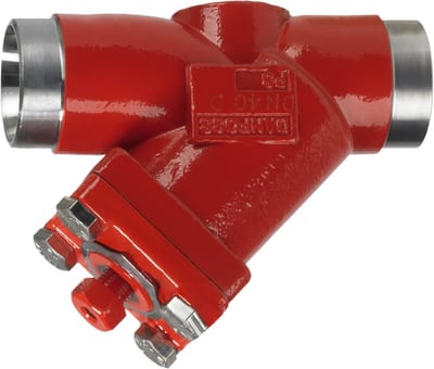 Danfoss FIA 20 straightway strainer housing, 20 mm (3/4 in) butt weld, 52 bar, steel