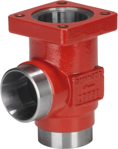 Danfoss SVL Flexline multifunction valve body, SVL 20 angleway butt weld, 20 mm (3/4 in), 52 bar, steel