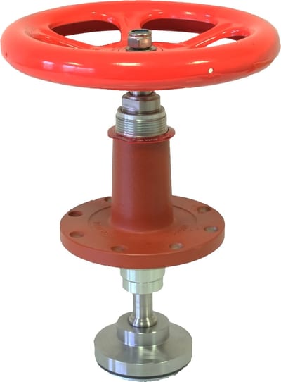 Danfoss SVA-S 80 function module (complete top part) with handwheel, fits 80 mm (3 in) SVA-S shut-off valve, 52 bar
