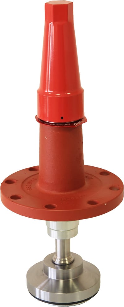 Danfoss SVA-S 125 function module (complete top part) with cap, fits 125 mm (5 in) SVA-S shut-off valve, 52 bar