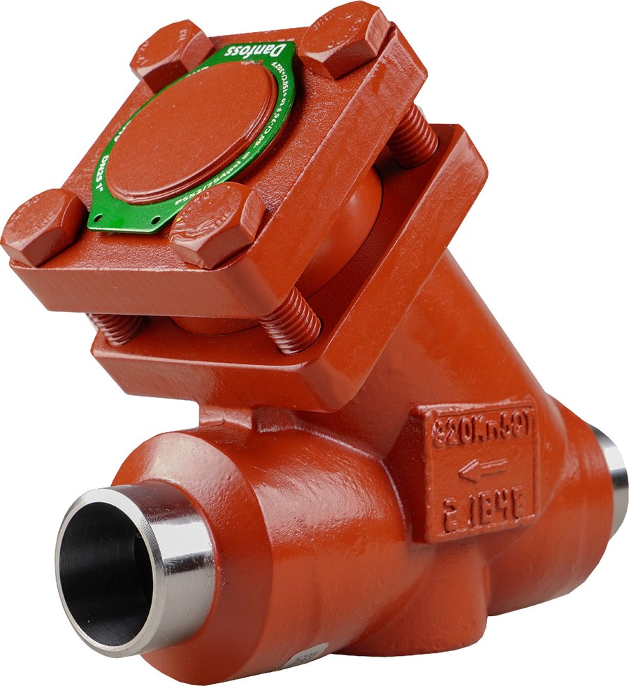 Danfoss CHV-X 15 straightway check valve, 15 mm (1/2 in) butt weld EN 10220, 52 bar, steel (code 148B6581)
