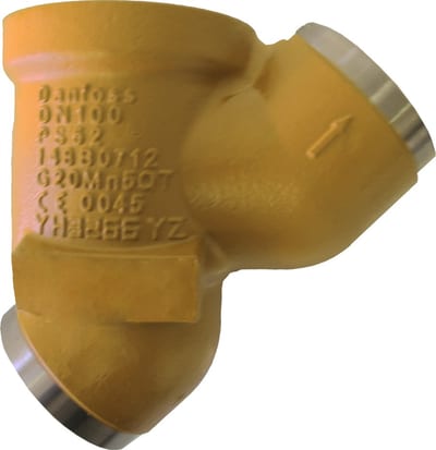 Danfoss SVL 100 multifunction valve body (SVL Flexline), straightway, 100 mm (4 in) butt weld ASME B 36.10M SCHEDULE 40, steel, 65 bar