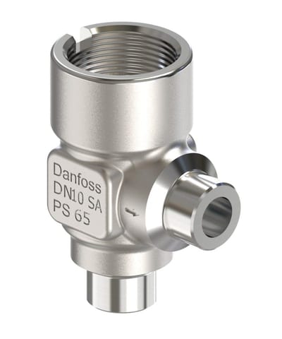 Danfoss SVL Flexline multifunction valve body, SVL 10 angleway solder 3/8 in, 65 bar, steel
