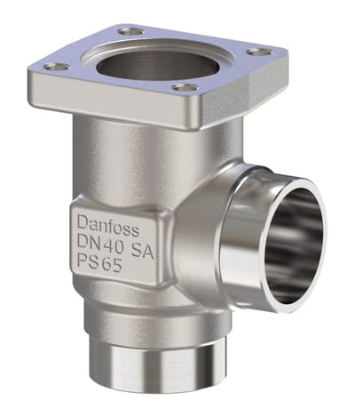 Danfoss SVL Flexline multifunction valve body, SVL 40 angleway solder 1 5/8 in, 65 bar, steel