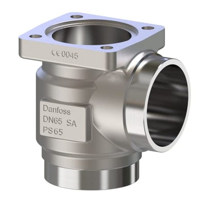 Danfoss SVL Flexline multifunction valve body, SVL 65 angleway solder 2 5/8 in, 65 bar, steel