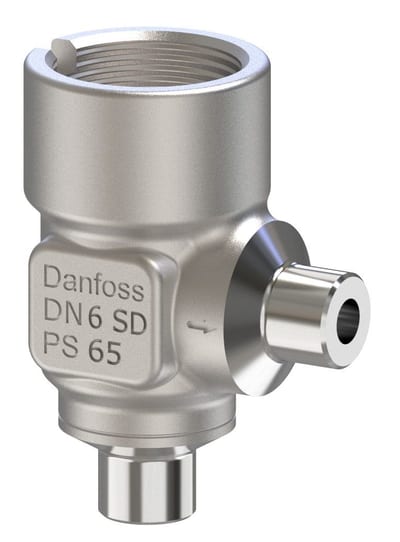 Danfoss SVL Flexline multifunction valve body, SVL 6 angleway solder 6 mm, 65 bar, steel