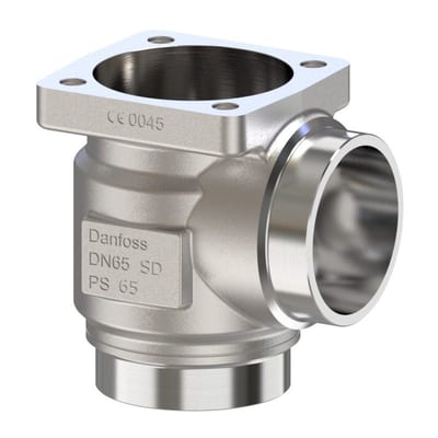 Danfoss SVL Flexline multifunction valve body, SVL 65 angleway solder 64 mm, 65 bar, steel