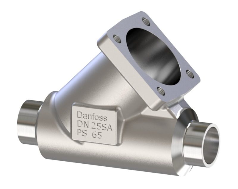 Danfoss SVL Flexline multifunction valve body, SVL 25 straightway solder 1 1/8 in, 65 bar, steel (code 148B6736)