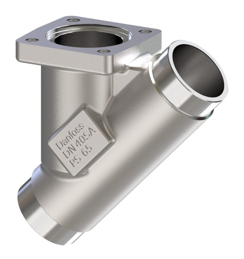 Danfoss SVL Flexline multifunction valve body, SVL 40 straightway solder 1 5/8 in, 65 bar, steel (code 148B6738)