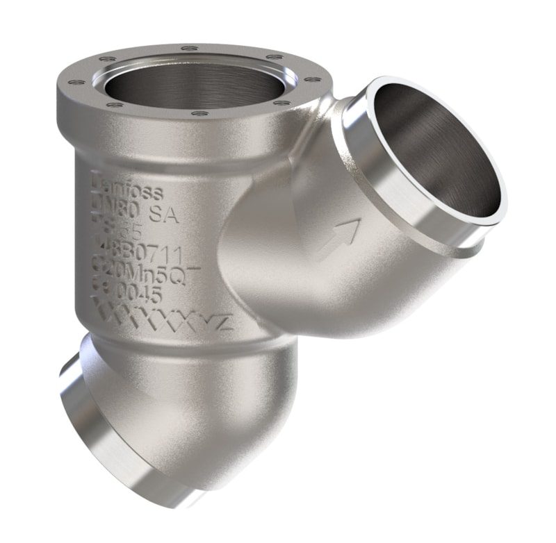 Danfoss SVL Flexline multifunction valve body, SVL 80 straightway solder 3 1/8 in, 65 bar, steel (code 148B6741)