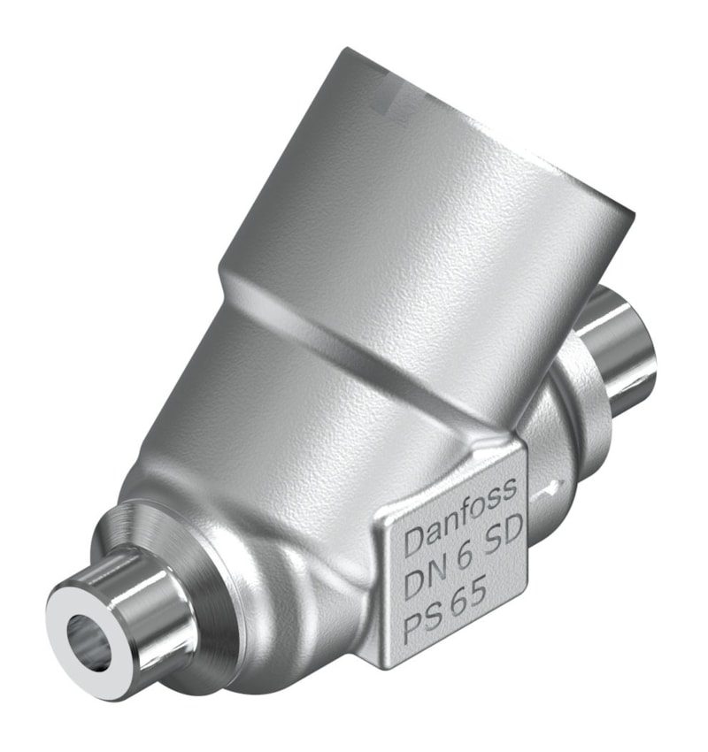 Danfoss SVL Flexline multifunction valve body, SVL 6 straightway solder 6 mm, 65 bar, steel (code 148B6743)