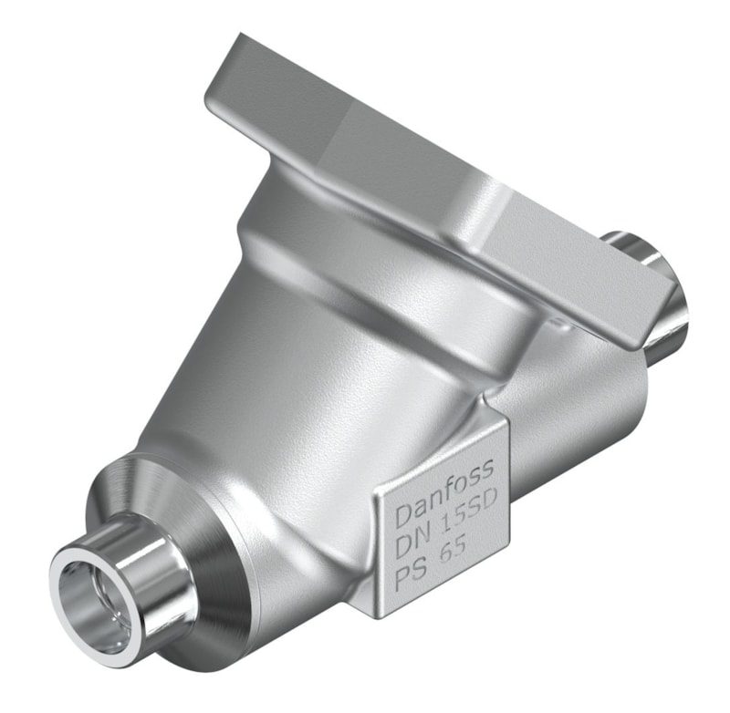 Danfoss SVL Flexline multifunction valve body, SVL 15 straightway solder 16 mm, 65 bar, steel (code 148B6745)