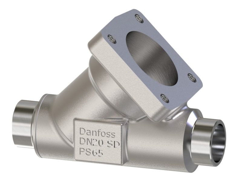 Danfoss SVL Flexline multifunction valve body, SVL 20 straightway solder 22 mm, 65 bar, steel (code 148B6746)