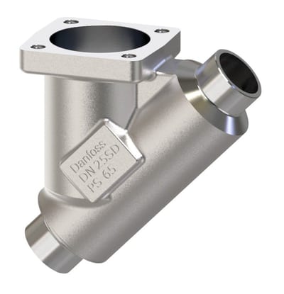 Danfoss SVL Flexline multifunction valve body, SVL 25 straightway solder 28 mm, 65 bar, steel