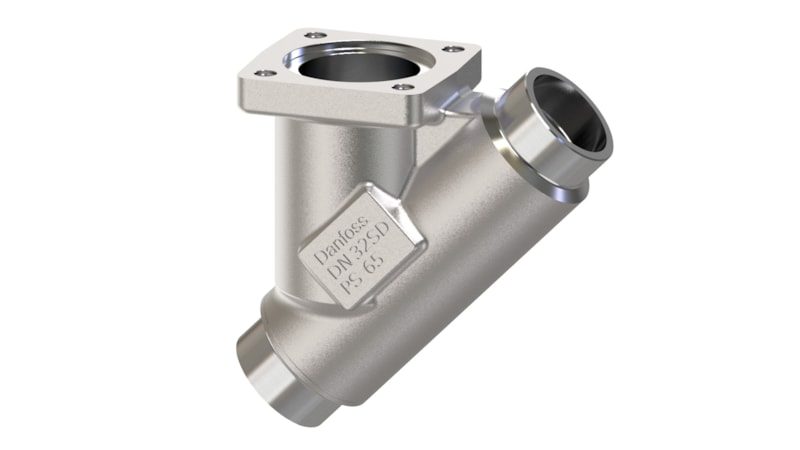Danfoss SVL Flexline multifunction valve body, SVL 32 straightway solder 35 mm, 65 bar, steel (code 148B6748)