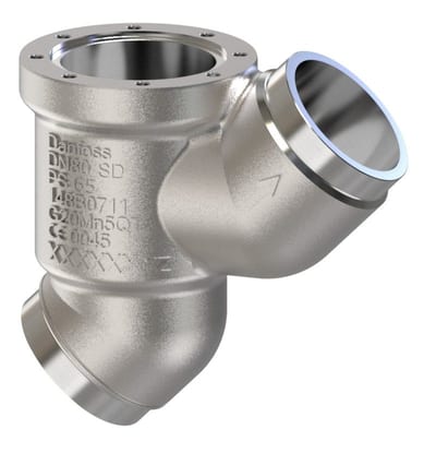 Danfoss SVL Flexline multifunction valve body, SVL 80 straightway solder 76.1 mm, 65 bar, steel