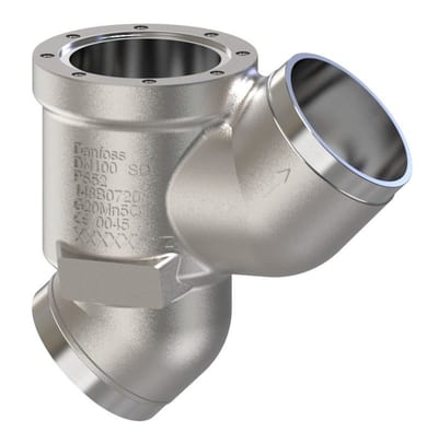 Danfoss SVL Flexline multifunction valve body, SVL 100 straightway solder 108 mm, 65 bar, steel
