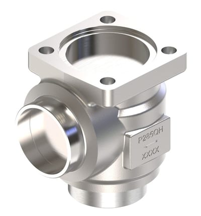 Danfoss SVL-140B 65 multifunction valve body, angleway brazed 2 5/8 in, 140 bar CO2, steel
