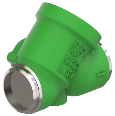 Danfoss SVL-140B 125 multifunction valve body, straightway butt weld 125 mm, 140 bar CO2, steel