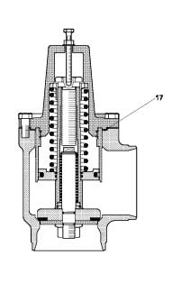 Danfoss bonnet-housing spare part for KDC/GVD 200 multifunction compressor valve — code