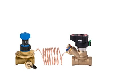 Danfoss ASV-PV + ASV-BD balancing valve set DN 20, 5-25 kPa — automatic differential-pressure control