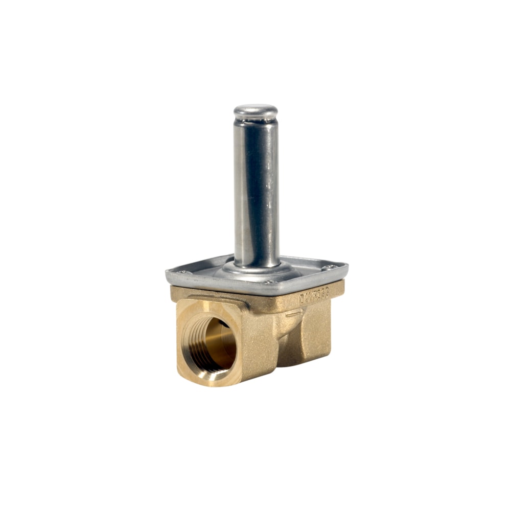 Danfoss solenoid valve EV221BW, NC — R1/2", 0,1/10bar, ECO-brass