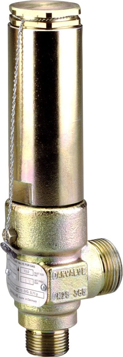 Danfoss SFV 20 safety relief valve, G thread, set pressure 17 bar (247 psig)