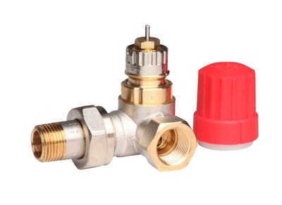 Danfoss RA-N DN 10 double-angle (right) radiator valve, normal flow with presetting, dimension standard Other permitted