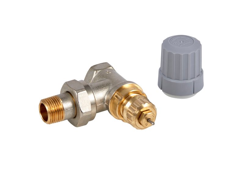Danfoss RA-FN DN 10 angle radiator valve, fixed capacity (no presetting), dimension standard D (013G0021)