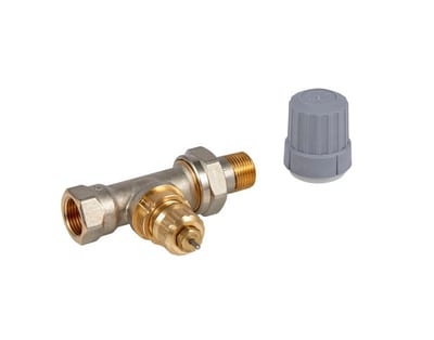 Danfoss RA-FN DN 10 straight radiator valve, fixed capacity (no presetting), dimension standard D