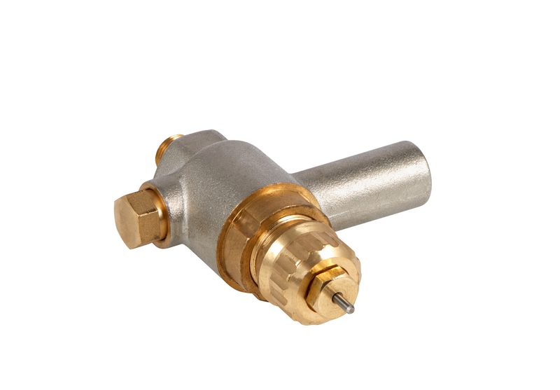 Danfoss RA2000 1/8 angle one-pipe steam radiator valve, MNPT (013G0140)