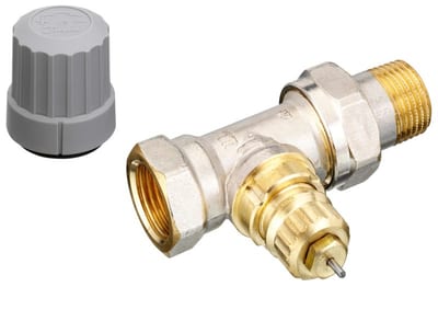 Danfoss RA-FN DN 15 straight radiator valve, fixed capacity (no presetting), dimension standard F