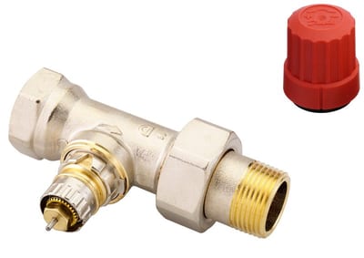 Danfoss RA-N DN 20 straight radiator valve, normal flow with presetting, dimension standard D